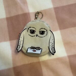 Charming Cream Owl Keychain